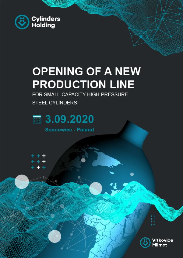Opening of the new line for the production of seamless cylinders